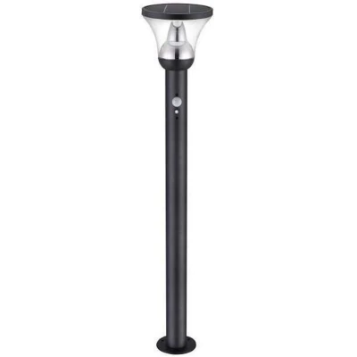 Afbeelding van Zonne straatlamp GALIX G4595C Zeer helder Roestvrij staal met detector H93 cm 1000 Lumen