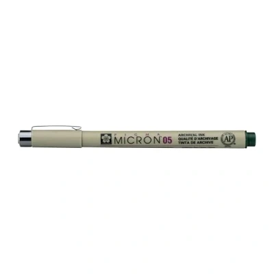 Afbeelding van Sakura Pigma Micron 05 pen jagersgroen