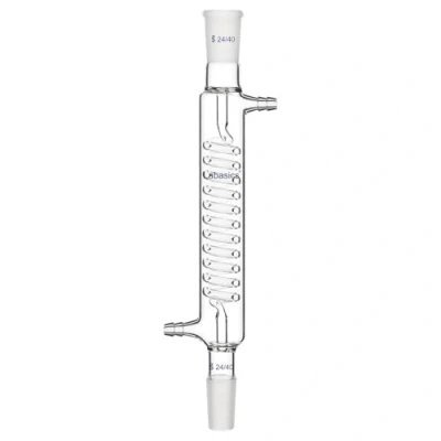 Afbeelding van Labasics Borosilicaatglas Graham Condensor met 24/40 Gewricht 200 mm Mantellengte Lab Glazen