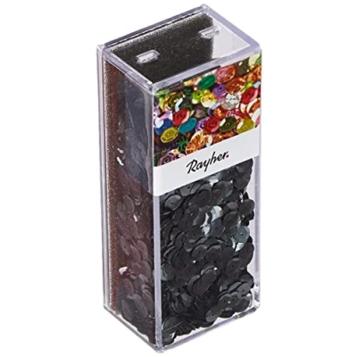 Afbeelding van Pailletten Wasbaar cup vorm duif blauw 6 mm 4000 stuks Rayher
