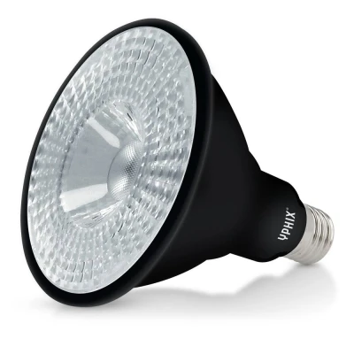 Afbeelding van Yphix E27 Led Lamp Pollux Par 38 11,5w 4000k Dimbaar Zwart LEDdirect.nl