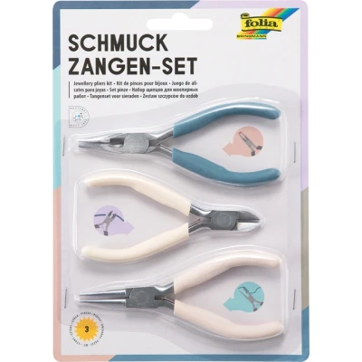 Afbeelding van Sierraden tangen Folia set á 3 stuks