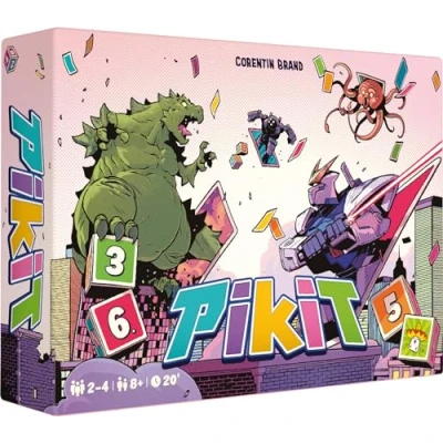 Afbeelding van Bordspel Pikit Kaijus vs Mechas Strategisch Spannend