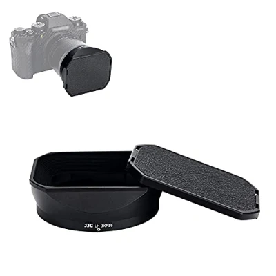 Afbeelding van JJC LH XF18 Metalen lenskap met kap voor Fujinon XF18mm F1.4 R LM WR lens, vervangt originele Fujifilm