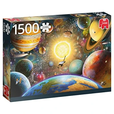 Afbeelding van Jumbo Premium Floating in Outer Space legpuzzel 1500 stukjes