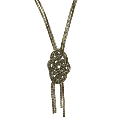 Afbeelding van Behave Lange Ketting Dames Brons kleur