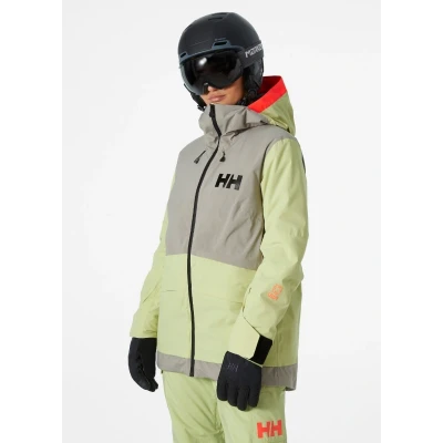 Afbeelding van Helly Hansen W Powchaser 2.0 Ski jas, Dames, Maat: Small, Iced matcha