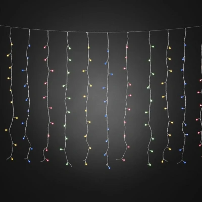 Afbeelding van Lichtgordijn led kerstverlichting buiten en binnen 200 lampjes 2