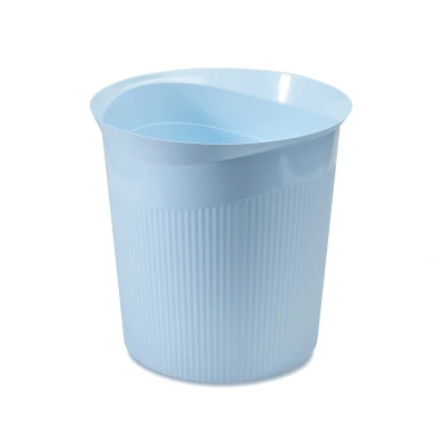 Afbeelding van Papierbak HAN Re LOOP 13 liter rond pastel blauw 100% gerecycled mater