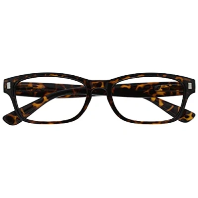 Afbeelding van UV Reader bruine schildpad leesbril heren vrouwen UVR010 +2.00