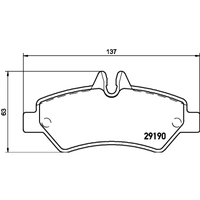 Afbeelding van Remblokkenset, schijfrem HELLA PAGID 8DB 355 005 351