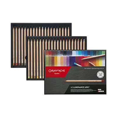 Afbeelding van Caran d&#039;Ache Doos met 40 kleuren LUMINANCE 6901™