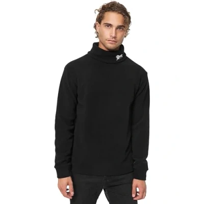 Afbeelding van Lonsdale Normale Passform Curdworth Trui, Heren, Maat: Medium, Black/white