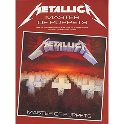 Afbeelding van Metallica : master of puppets guitar [tab], with chord symbols