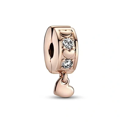 Afbeelding van Pandora 782253C01 Bedel Clip Stopper Infinite Hearts silicone grip