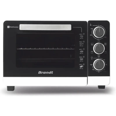 Afbeelding van Brandt FC265MWST Four Compact 26L Multifunction Thermostaat verstelbaar tot 250 C 1500W zwart en wit