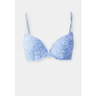 Afbeelding van Lindex BRA Malva IRIS Pushup BH, Dames, Maat: 75A, Dusty blue