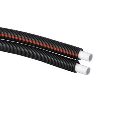 Afbeelding van 16mm x 2,00 Twinpipe Lengte: 50m inc. Mantelbuis zwart Unipipe Alu/Pex. Artikelnr: 1091718