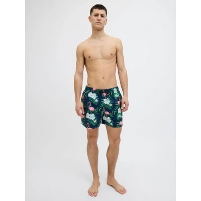 Afbeelding van Jack &amp; Jones Stmaui SWIM Novelty Zwemshorts, Heren, Maat: Small, Navy blazer