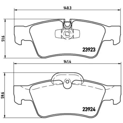 Afbeelding van Brembo Remblokset P 50 064