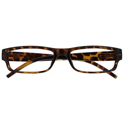 Afbeelding van The Reading Glasses Company Unisex Ace Glasses, Bruine schildpad, 2,00 Dioptrien