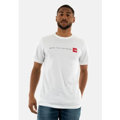 Afbeelding van T Shirt The North Face Men S/S Never Stop Exploring Tee TNF White XS