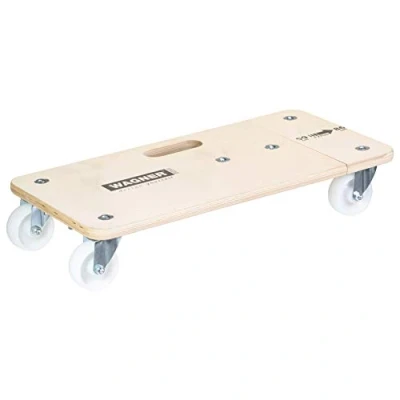 Afbeelding van WAGNER Transport dolly MM 1331 I 59 86 x 29 cm voor lasten van verschillende grootte draagvermogen 200 kg draaggreep uitschuifbare laadbak flexibele verstelling belastbaar 20133101