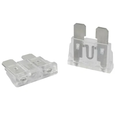Afbeelding van 5 stuks SeKi standaard ATO platte steekzekeringen 25 A wit; autozekering 19 mm zekering 32 V/DC boot caravan