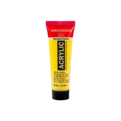 Afbeelding van Amsterdam acryl 831 Metellic geel 20 ml