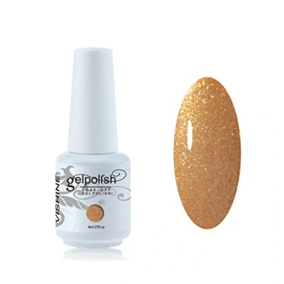 Afbeelding van Vishine Soak Off nagellak 8ml, semi permanent, UV, LED, gel, manicure, onderlak, donkerroze (1604)