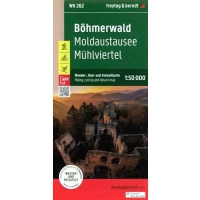 Afbeelding van Bohmerwald 1:50.000: Moldaustausee Mühlviertel, mit APP, wasserfest und reißfest: WK 262