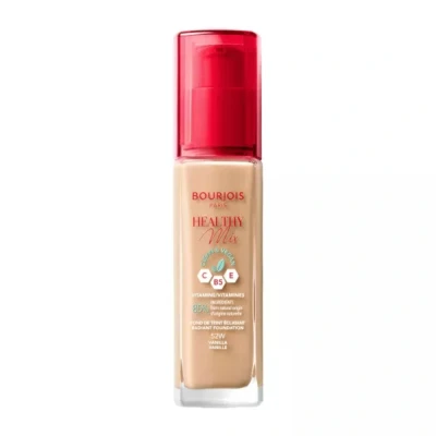 Afbeelding van 3x Bourjois Paris Healthy Mix Clean Foundation 052 Vanilla 30 ml