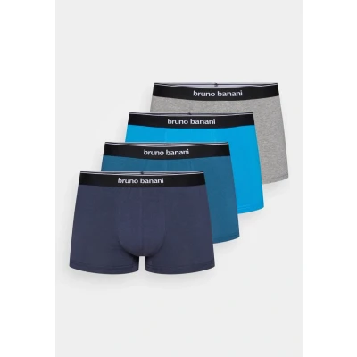 Afbeelding van Bruno Banani IN DER DOSE 4 PACK Boxerbriefs, Heren, Maat: Medium, Blaupetrol/navy/royalblau/grau meliert