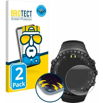 Afbeelding van BROTECT Full Cover Screen Protector voor Suunto Core All Black (2 Stuks) Schermbeschermer, 3D Curved