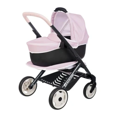 Afbeelding van Poppenwagen Quinny Maxi Cosi 3 in 1 zacht roze