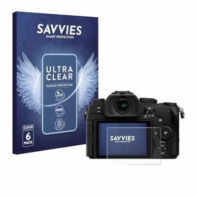 Afbeelding van Savvies Screenprotector voor Panasonic Lumix DC G97 Folie Beschermfolie transparant (6 Stuks)