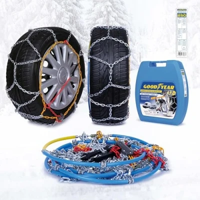 Afbeelding van Goodyear 77937 sneeuwkettingen 12 mm voor SUV, bestelwagens en camper met zelfspansysteem, maat 250