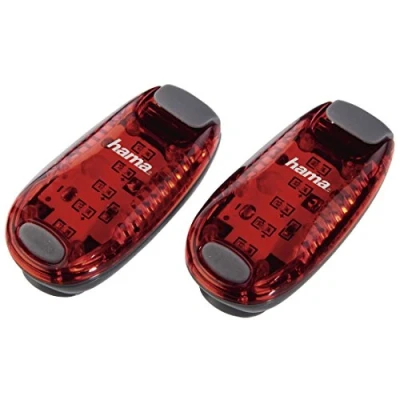 Afbeelding van Hama Led nachtlampje veiligheidsklemlampen, rood, set van 2