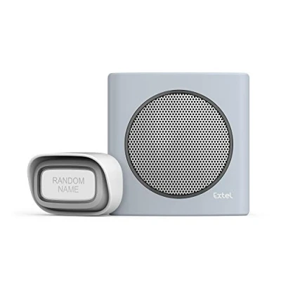 Afbeelding van Extel diBi flash soft grey draadloze deurbel