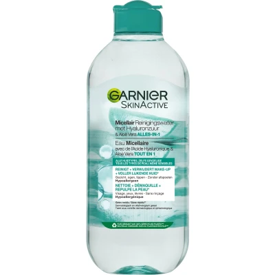Afbeelding van 1+1 gratis: Garnier SkinActive Hyaluronzuur Aloë Vera Miccelair Reinigingswater 400 ml