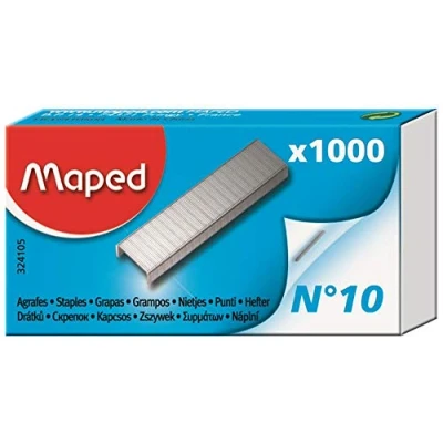 Afbeelding van Maped Nietjes Nr 10, Doos (1.000 Nietjes)