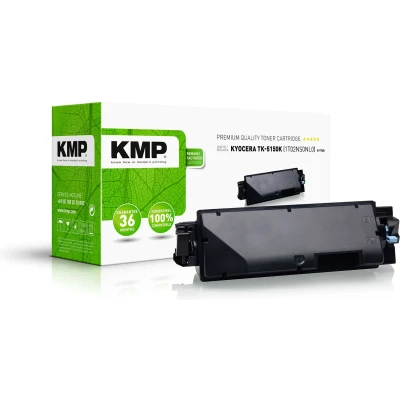 Afbeelding van KMP Toner vervangt Kyocera TK 5150K Compatibel Zwart 12000 bladzijden K T74B 2908,0000