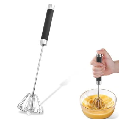 Afbeelding van garde, automatische keukenroerder, multifunctionele halfautomatische garde van roestvrij staal voor kloppen, roeren