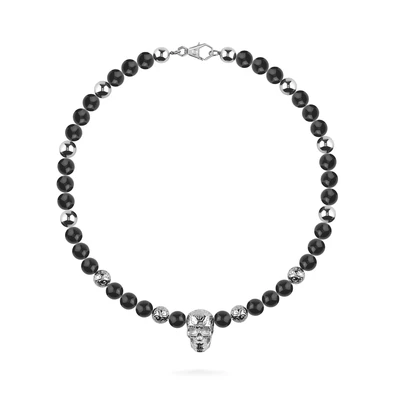 Afbeelding van Philipp Plein Heren ketting halsketting roestvrij staal zilver Elite 50cm PJNEA04NU