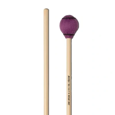 Afbeelding van Vic Firth Corpsmaster® Signature Series Ian Grom Vibraphone Mallets Medium Cord Black/Purple Pair