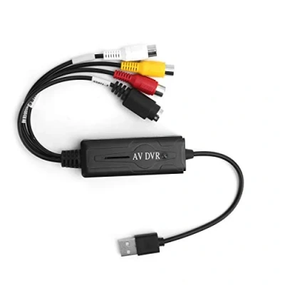 Afbeelding van USB 2.0 audio video omzetter, adapter voor digitale opname, ondersteunt NTSC/PAL, USB2.0 opnamekaart Win10