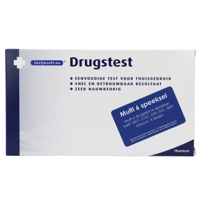Afbeelding van Testjezelf.nu Multi Drugs Speekseltest 6 (4 Testen)