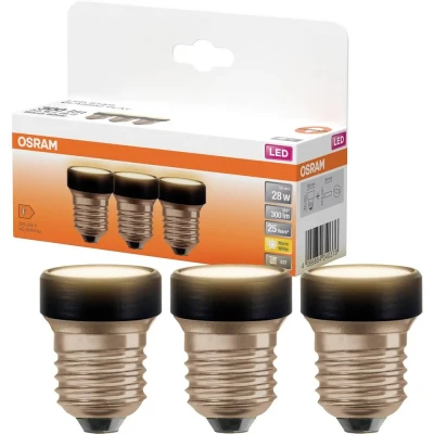 Afbeelding van OSRAM LED lamp Ster Plat E27 3,5W 827 3 pak