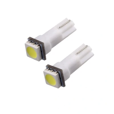 Afbeelding van T5 wit 12V SMD LED auto lamp