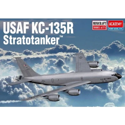 Afbeelding van 1:144 Academy 12638 Boeing KC 135R Stratotanker (ex Minicraft) Plastic Modelbouwpakket